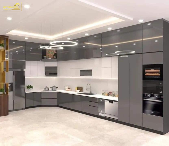 TỦ BẾP NHỰA PICOMAT PHỦ ACRYLIC TBA0091