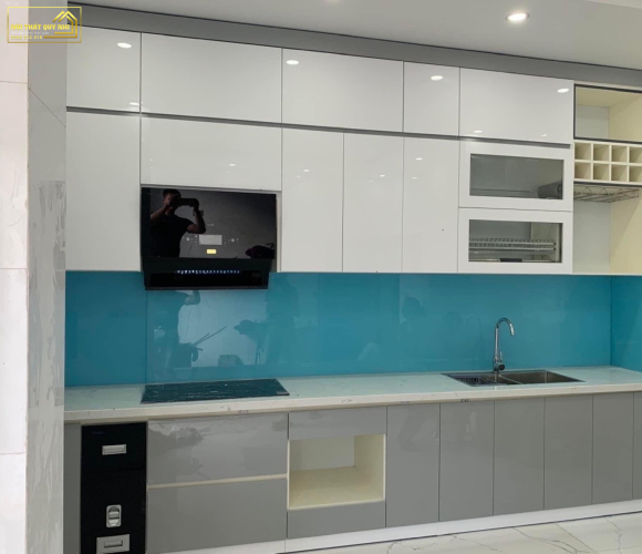 TỦ BẾP NHỰA PICOMAT PHỦ ACRYLIC TBA0114