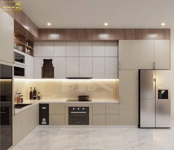 TỦ BẾP NHỰA PICOMAT PHỦ ACRYLIC TBA0115