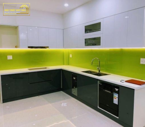 TỦ BẾP NHỰA PICOMAT PHỦ ACRYLIC TBA031