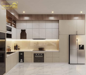 TỦ BẾP NHỰA PICOMAT PHỦ ACRYLIC TBA036