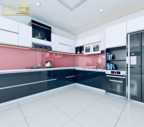 TỦ BẾP NHỰA PICOMAT PHỦ ACRYLIC TBA039