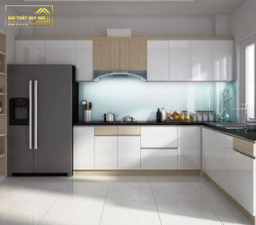 TỦ BẾP NHỰA PICOMAT PHỦ ACRYLIC TBA049
