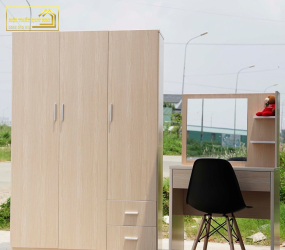 Mẫu Tủ Nhựa 3 Cánh Đẹp NL005