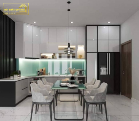 TỦ BẾP NHỰA PICOMAT PHỦ ACRYLIC TBA058