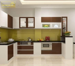 TỦ BẾP NHỰA PICOMAT PHỦ ACRYLIC TBA060