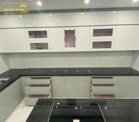 TỦ BẾP NHỰA PICOMAT PHỦ ACRYLIC TBA062