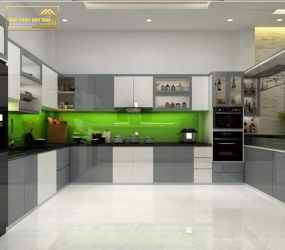 TỦ BẾP NHỰA PICOMAT PHỦ ACRYLIC TBA028