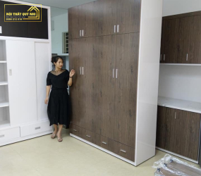 Mẫu Tủ Nhựa 4 Cánh Đẹp NL008