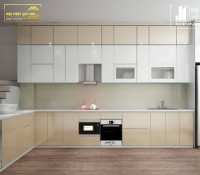 TỦ BẾP NHỰA PICOMAT PHỦ ACRYLIC TBA092