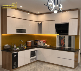 TỦ BẾP NHỰA PICOMAT PHỦ ACRYLIC TBA099