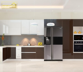 TỦ BẾP NHỰA PICOMAT PHỦ ACRYLIC TBA093