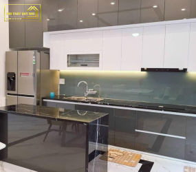 TỦ BẾP NHỰA PICOMAT PHỦ ACRYLIC TBA0116