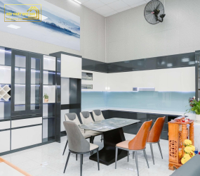 TỦ BẾP NHỰA PICOMAT PHỦ ACRYLIC TBA0119