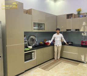 TỦ BẾP NHỰA PICOMAT PHỦ ACRYLIC TBA0121