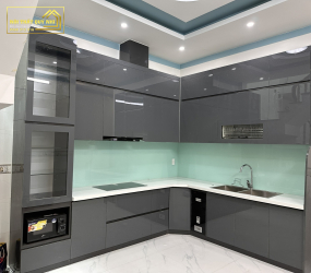 TỦ BẾP NHỰA PICOMAT PHỦ ACRYLIC TBA0127