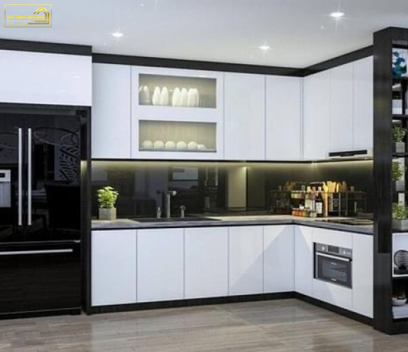 TỦ BẾP NHỰA PICOMAT PHỦ ACRYLIC TBA027