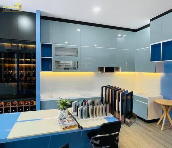 TỦ BẾP NHỰA PICOMAT PHỦ ACRYLIC TBA003