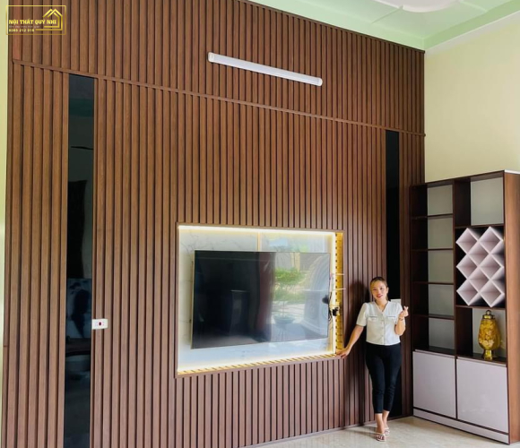 Mẫu Lam Sóng Phòng Khách MS670
