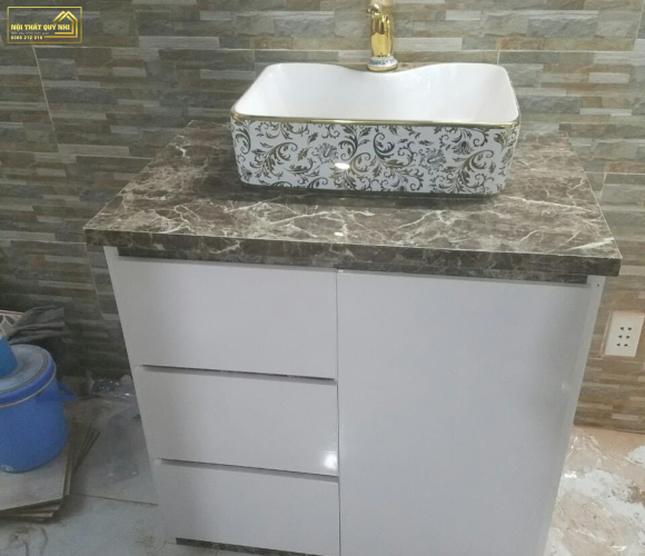 Mẫu Tủ LAVABO Phòng Tắm 001