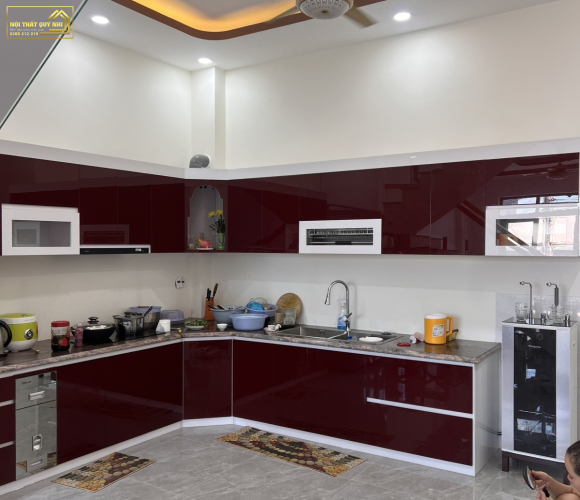 TỦ BẾP NHỰA PICOMAT PHỦ ACRYLIC TBA0126